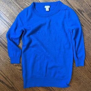 J Crew Factory 3/4 Sleeve Sweater